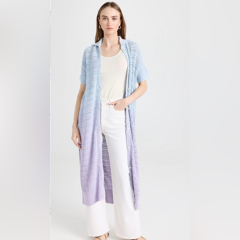 Free people Alicia crochet cardigan - ombré